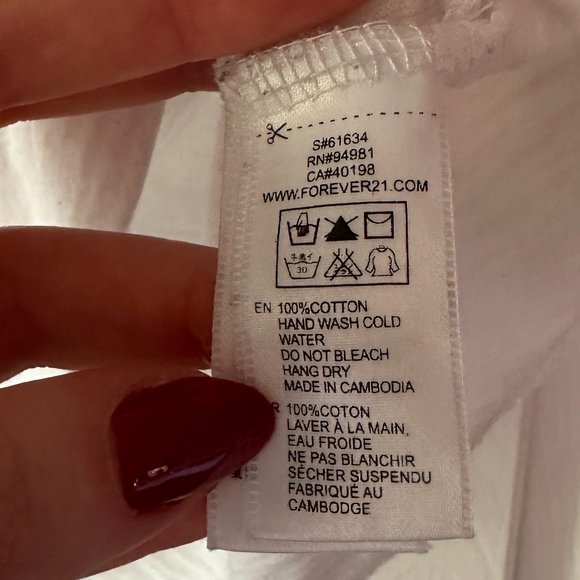 White Tank Top Racerback - Picture 8 of 9